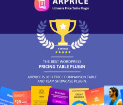 ARPrice  Responsive WordPress Pricing Table Plugin