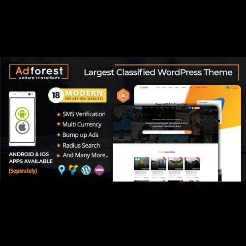 AdForest  Classified Ads WordPress Theme