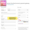 Amazon Pay WooCommerce payment gateway