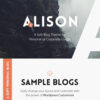 Anne Alison  Soft Personal Blog Theme