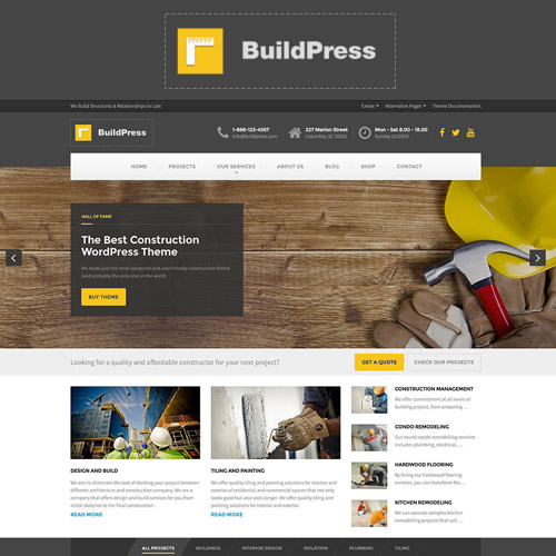 BuildPress  Multi-purpose Construction and Landscape WP Theme