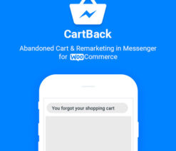 CartBack  WooCommerce Abandoned Cart & Remarketing in Facebook Messenger
