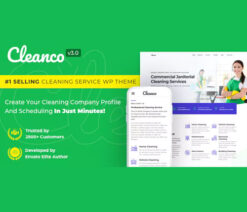 Cleanco  Cleaning Service Company WordPress Theme