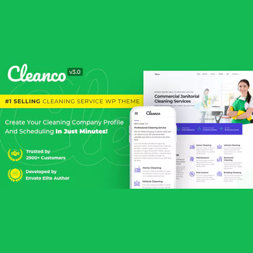 Cleanco  Cleaning Service Company WordPress Theme