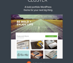 Cluster  A Bold Portfolio WordPress Theme