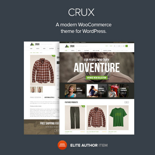 Crux  A modern and lightweight WooCommerce theme