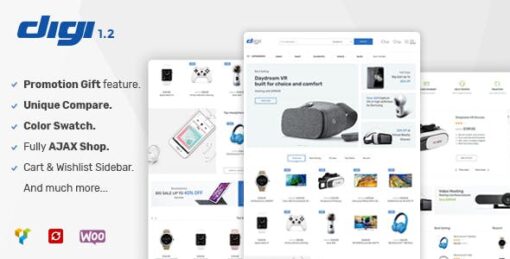 Digi  - Electronics Store WooCommerce Theme