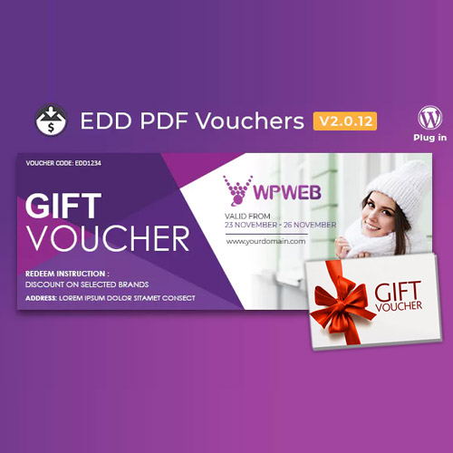 Easy Digital Downloads  PDF Vouchers