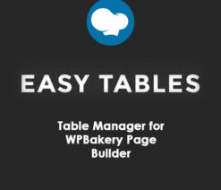 Easy Tables  Table Manager for WPBakery Page Builder