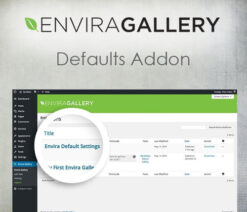 Envira Gallery  Defaults Addon