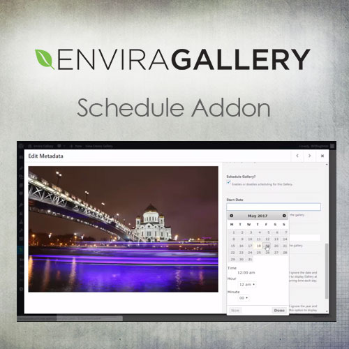 Envira Gallery  Schedule Addon