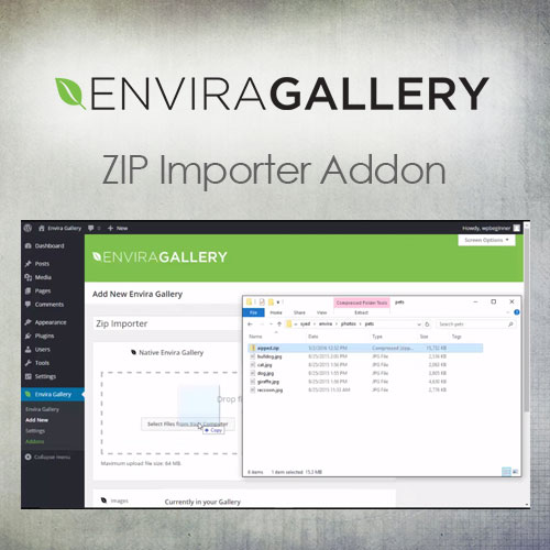 Envira Gallery  ZIP Importer Addon