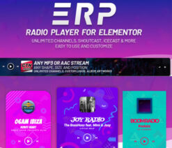 Erplayer  Radio Player for Elementor