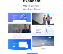 Exponent  Modern Multi-Purpose Business WordPress theme