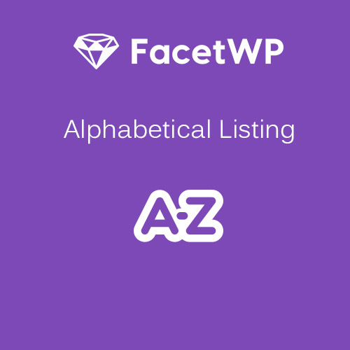 FacetWP  Alphabetical Listing