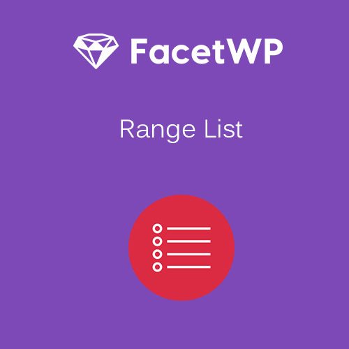FacetWP  Range List
