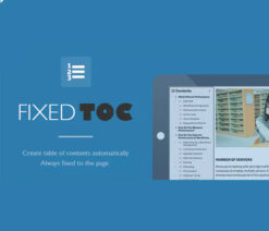 Fixed TOC  table of contents for WordPress plugin