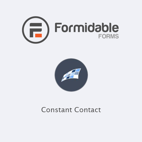 Formidable Forms  Constant Contact