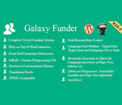 Galaxy Funder  WooCommerce Crowdfunding System