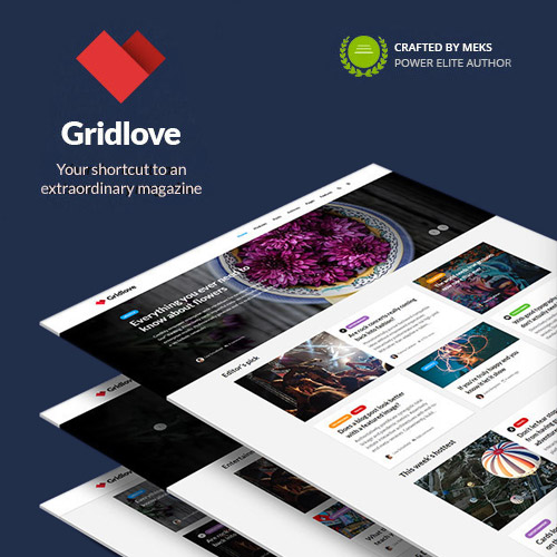Gridlove  Creative Grid Style News & Magazine WordPress Theme