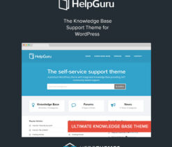HelpGuru  A Self-Service Knowledge Base WordPress Theme