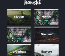 Honshi  WordPress Simple Portfolio Theme
