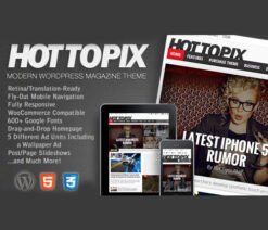 Hot Topix  Modern WordPress Magazine Theme