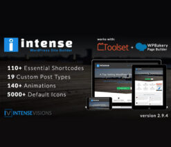 Intense  Shortcodes and Site Builder for WordPress