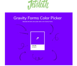 Jetsloth  Gravity Forms Color Picker