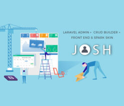 Josh  Laravel Admin Template + Front End + CRUD