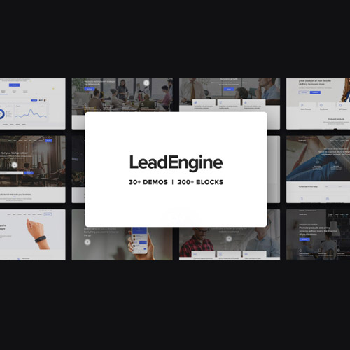 LeadEngine  Multi-Purpose WordPress Theme with Page Builder