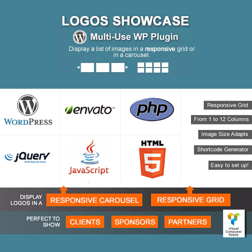 Logos Showcase  Multi-Use Responsive WP Plugin