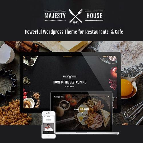 Majesty  Restaurant WooCommerce WordPress Theme