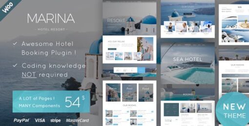 Marina  - Hotel & Resort WordPress Theme