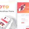 Moto  - App Landing Page WordPress Theme