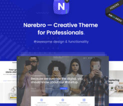 Norebro  Creative Portfolio Theme for Multipurpose Usage