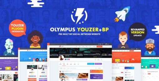 Olympus  - BuddyPress Theme Social Network
