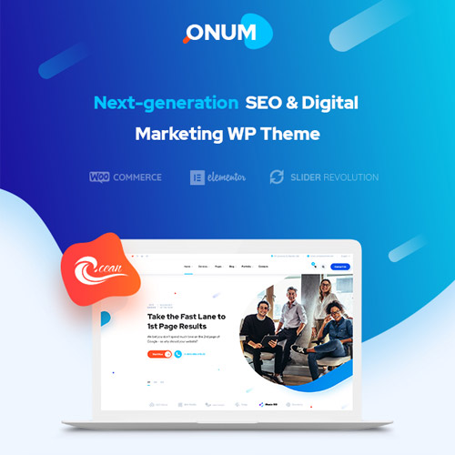 Onum  SEO & Marketing Elementor WordPress Theme