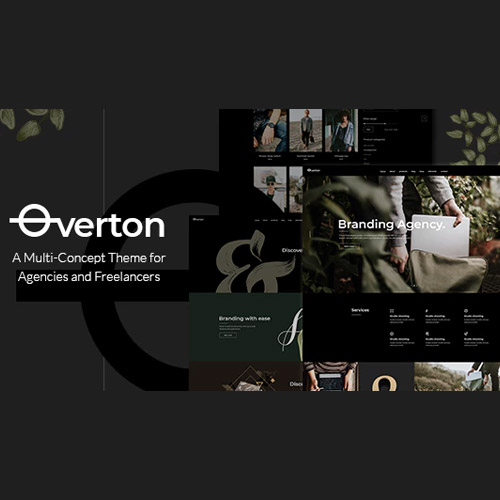 Overton  Creative Theme for Agencies and Freelancers
