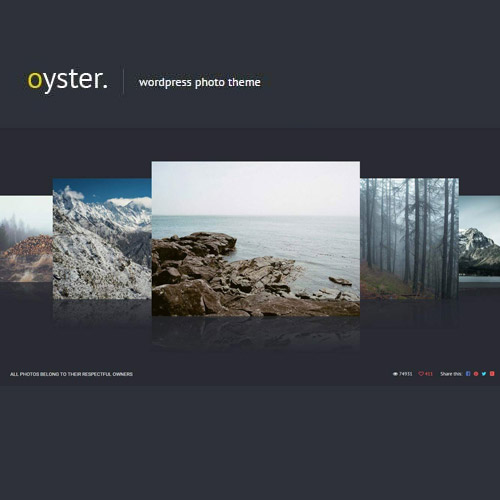 Oyster  Creative Photo WordPress Theme