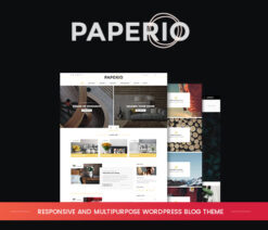 Paperio  Responsive and Multipurpose WordPress Blog Theme