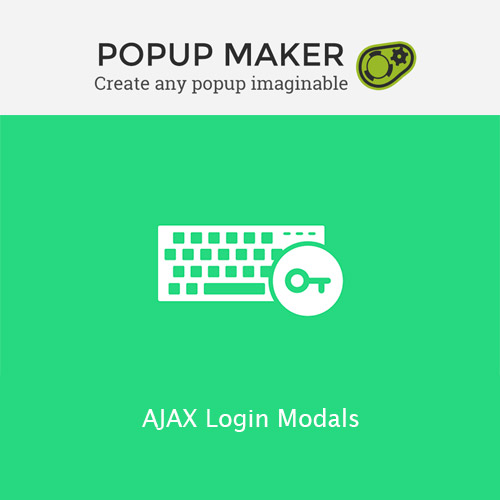Popup Maker  AJAX Login Modals