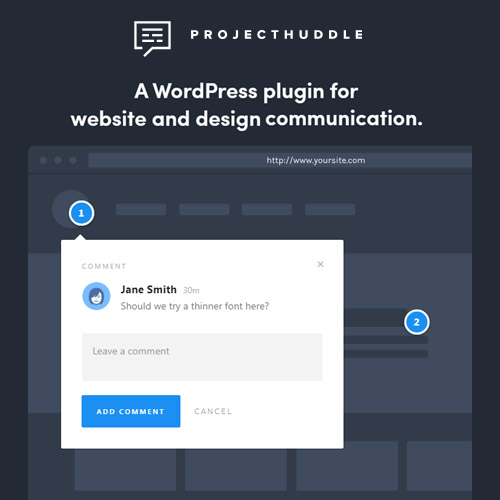 ProjectHuddle  A WordPress plugin for website and design communication