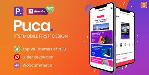 Puca  - Optimized Mobile WooCommerce Theme