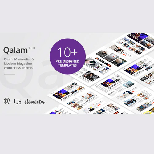 Qalam  NewsPaper and Magazine WordPress Theme