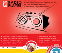 Radio Player Shoutcast & Icecast WordPress Plugin