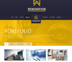 Renovation  Construction Company Theme