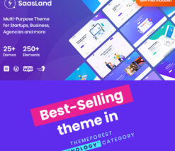 Saasland  MultiPurpose WordPress Theme for Startup