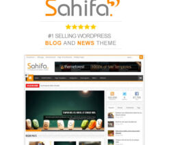 Sahifa  Responsive WordPress News / Magazine / Blog Theme