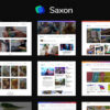 Saxon  Viral Content Blog & Magazine WordPress Theme